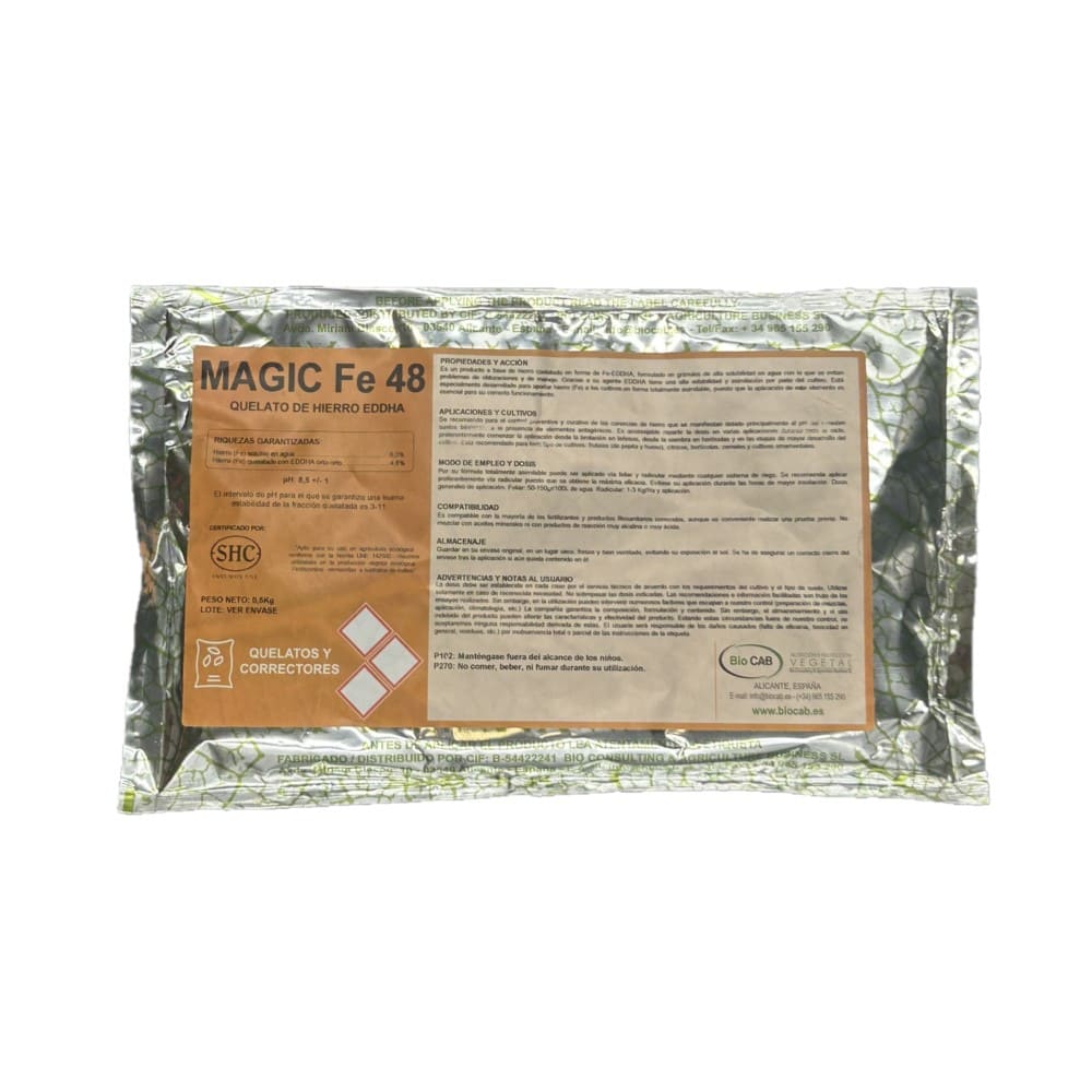MAGIC FE 48 hierro quelatado en forma de Fe-EDDHA